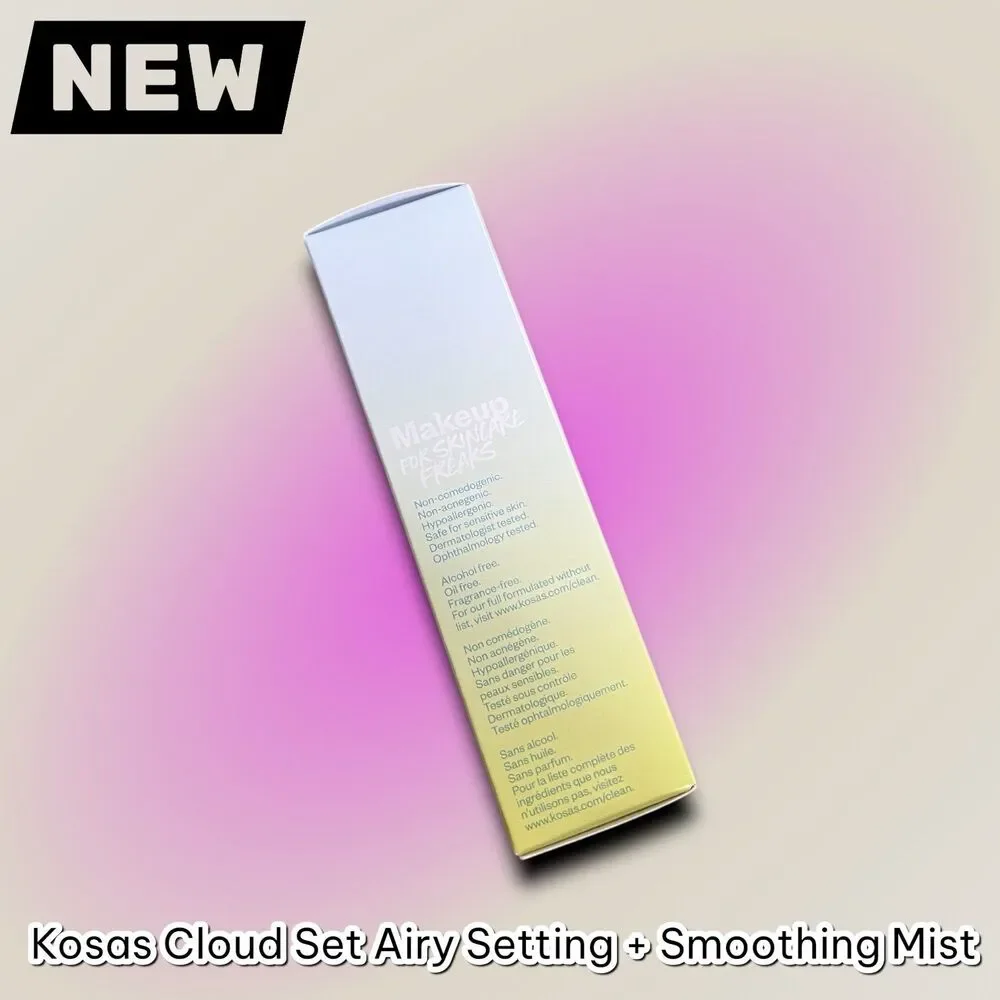 NEW NIB Kosas Cloud Set Airy Setting + Smoothing Mist 3.2 oz